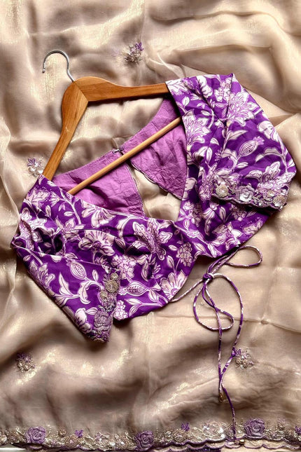 Premium tissue silk saree SS131