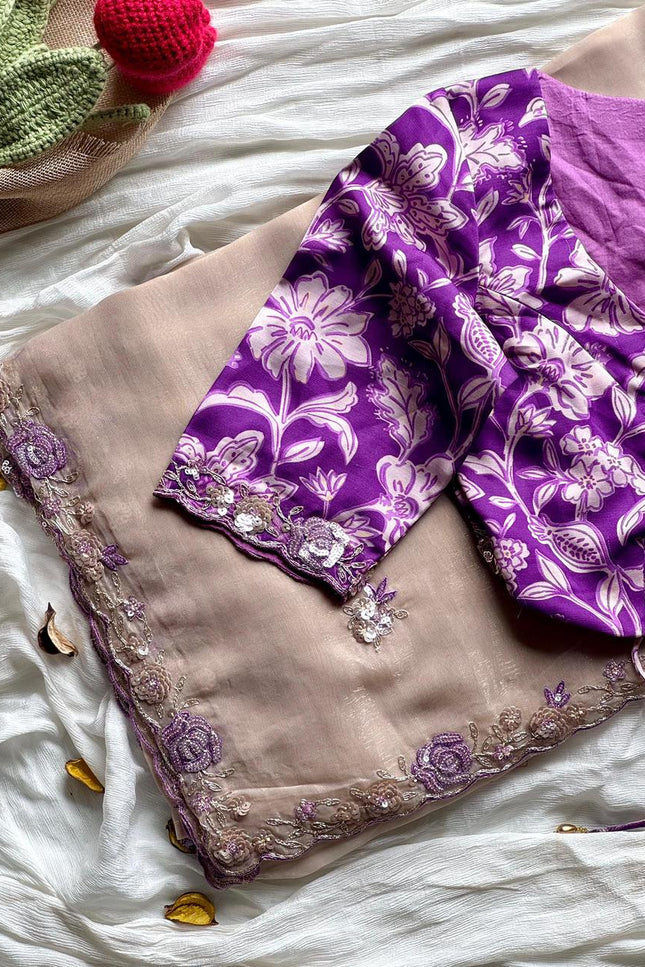 Premium tissue silk saree SS131