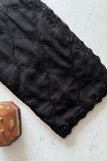 blouse unstitched' / black