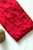 blouse unstitched' / red