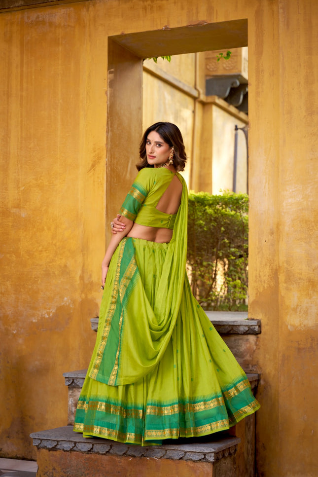 Chanderi cotton lehanga SS171