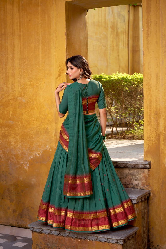Chanderi cotton lehanga SS171
