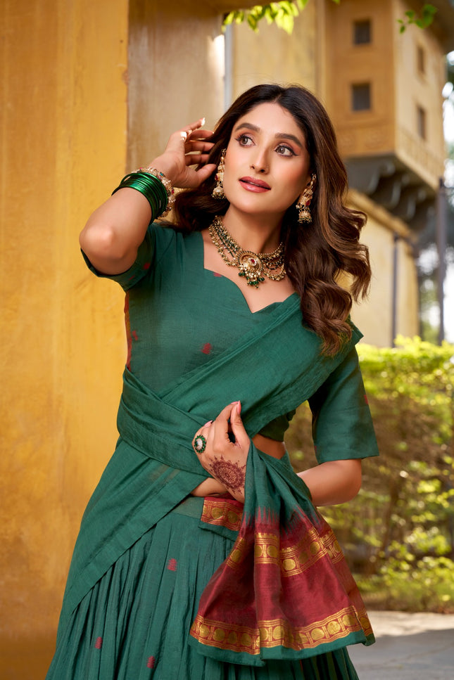 Chanderi cotton lehanga SS171