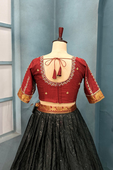 PURE Narayanepet cotton silk lehanga SS475