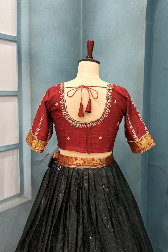PURE Narayanepet cotton silk lehanga SS475