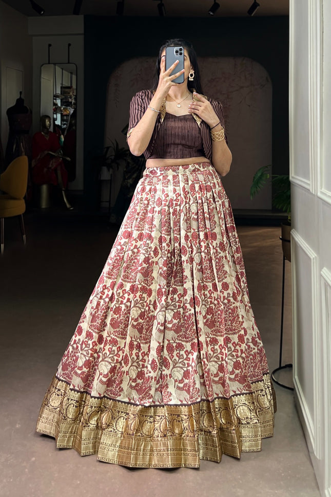 Tasar Silk lehenga choli SS170