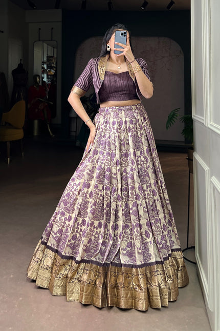 Tasar Silk lehenga choli SS170