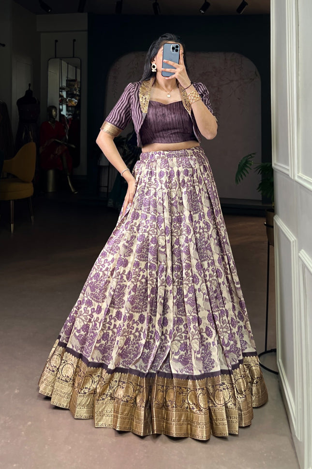 Tasar Silk lehenga choli SS170