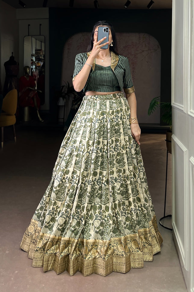 Tasar Silk lehenga choli SS170