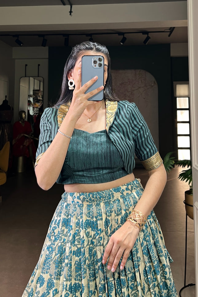 Tasar Silk lehenga choli SS170