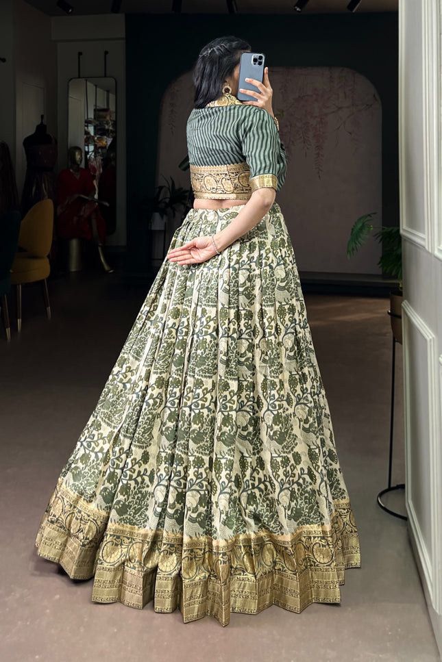 Tasar Silk lehenga choli SS170