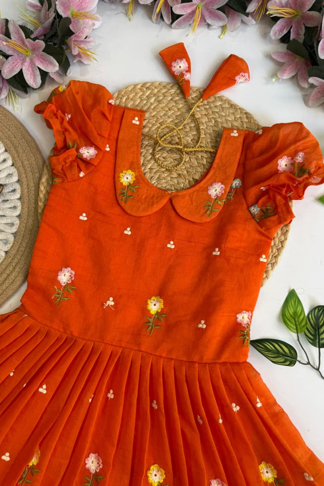 Mul Chanderi  kids collection SS283