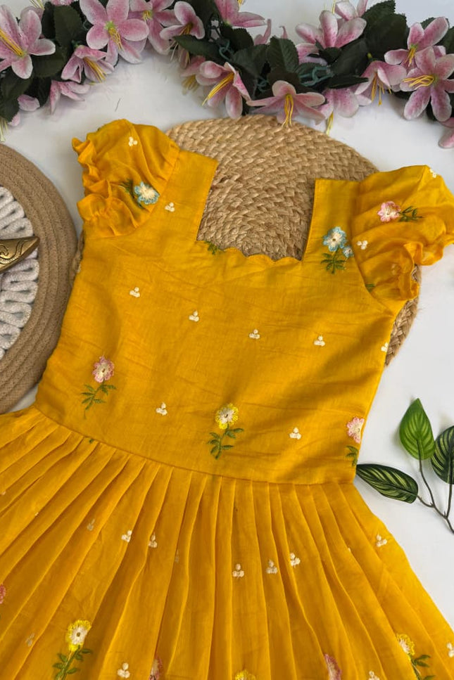 Mul Chanderi  kids collection SS283