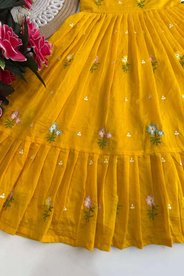 Mul Chanderi  kids collection SS283