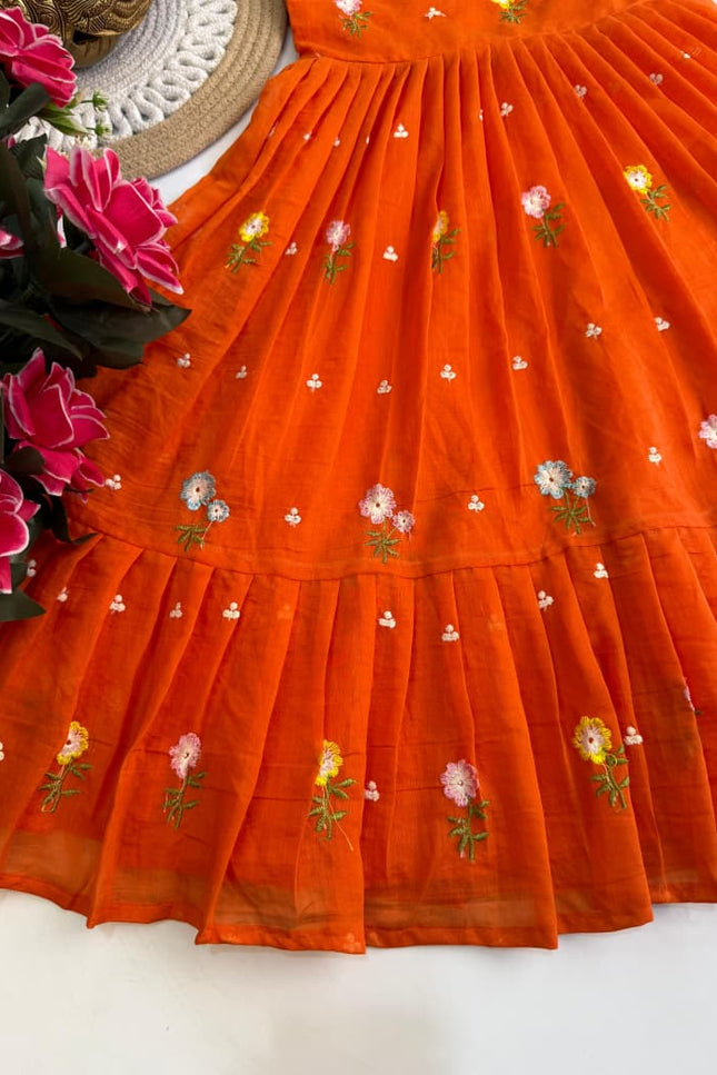 Mul Chanderi  kids collection SS283