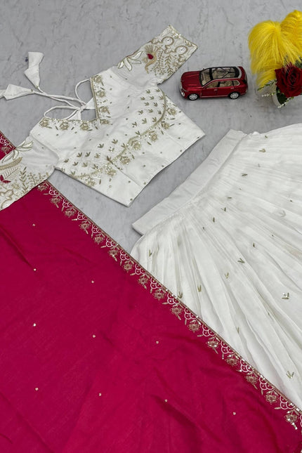 Vichitra Silk lehanga SS189