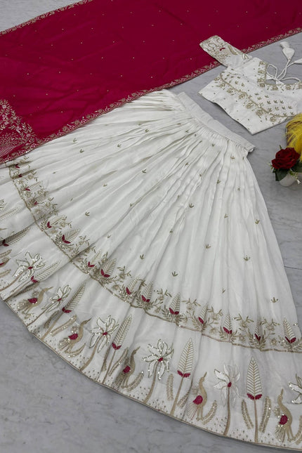 Vichitra Silk lehanga SS189