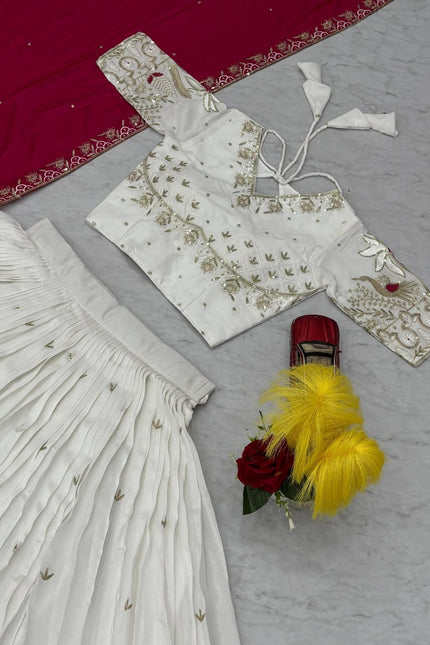 Vichitra Silk lehanga SS189