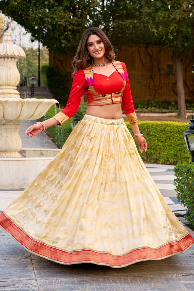 Paithani co-ord set  SS166