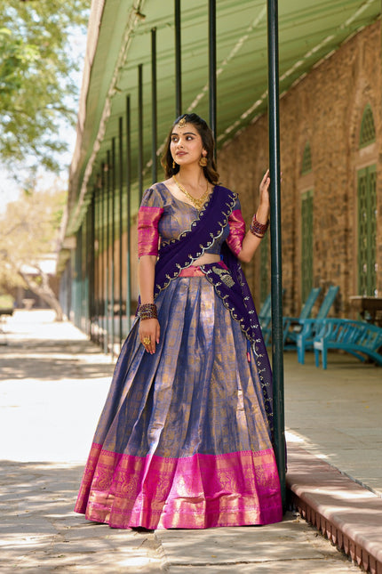 Luxury of Kanjivaram lehanga SS165