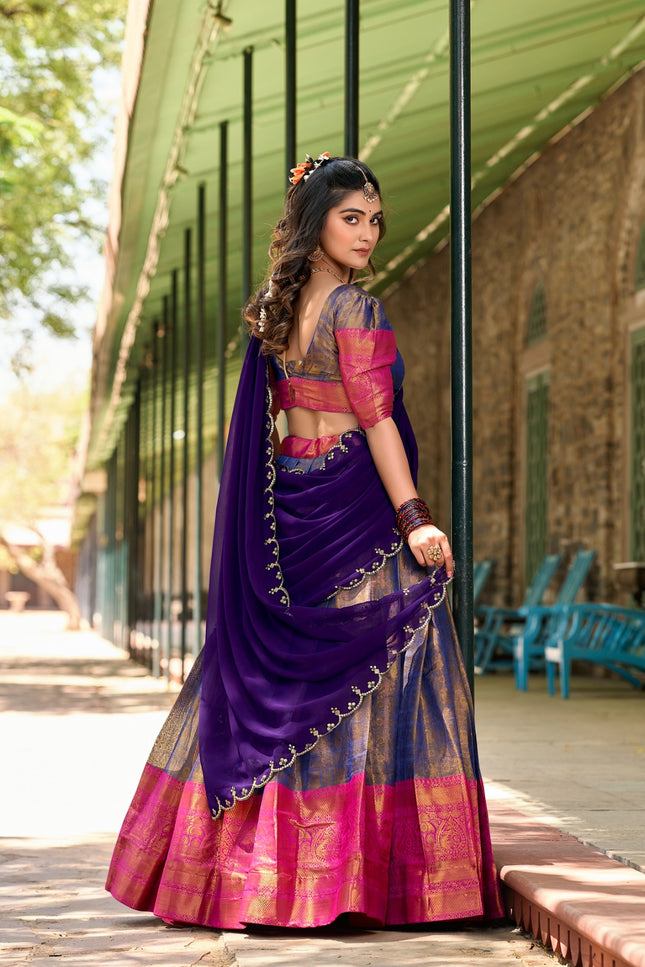 Luxury of Kanjivaram lehanga SS165