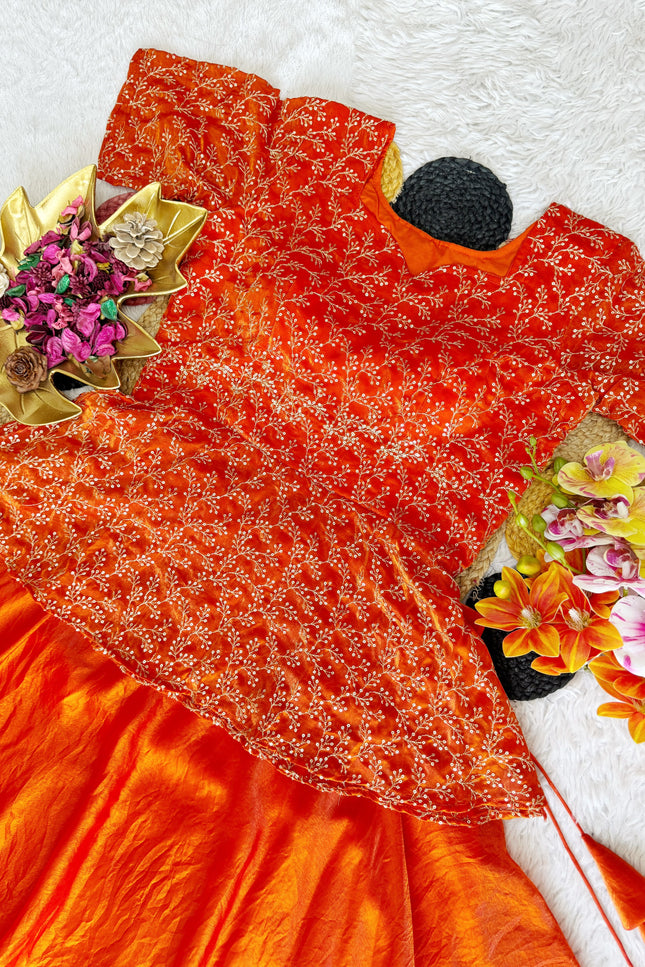 Soft Space Silk peplum Choli SS382