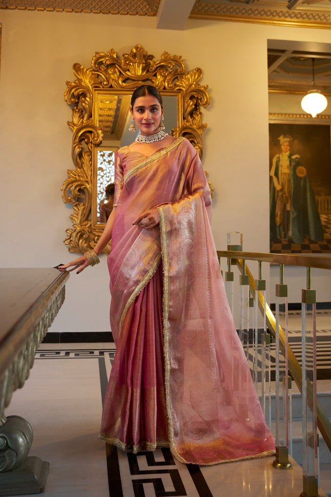 Tissue Shimmer saree SS173