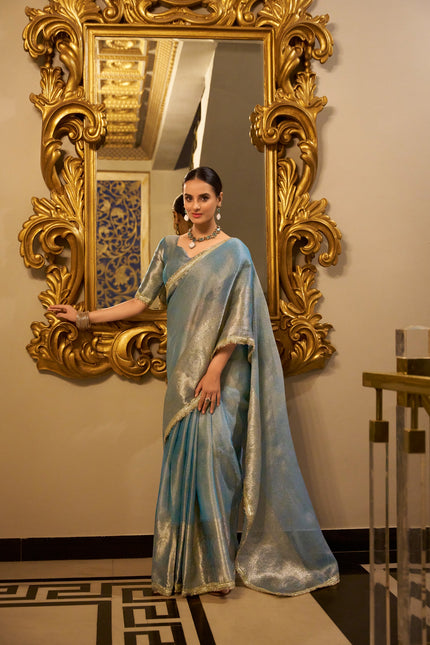 Tissue Shimmer saree SS173