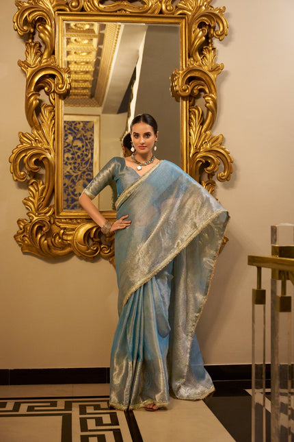 Tissue Shimmer saree SS173