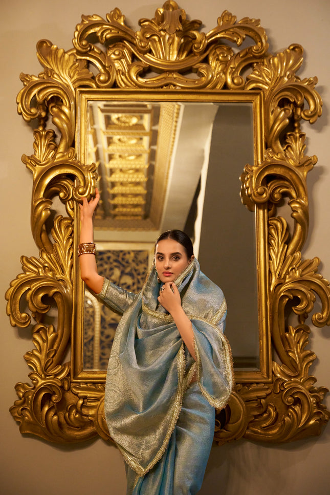 Tissue Shimmer saree SS173