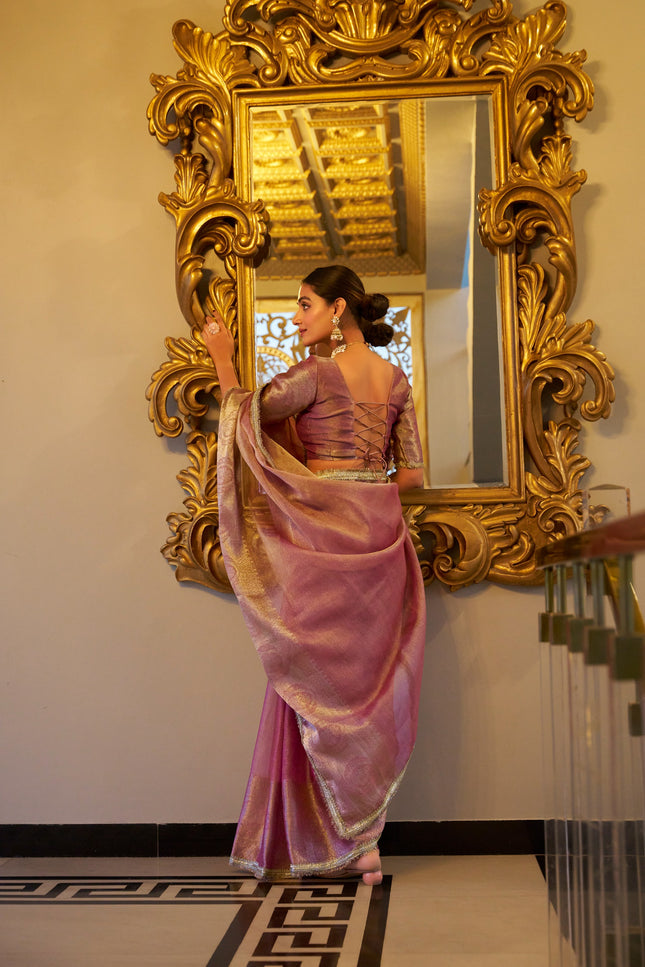 Tissue Shimmer saree SS173