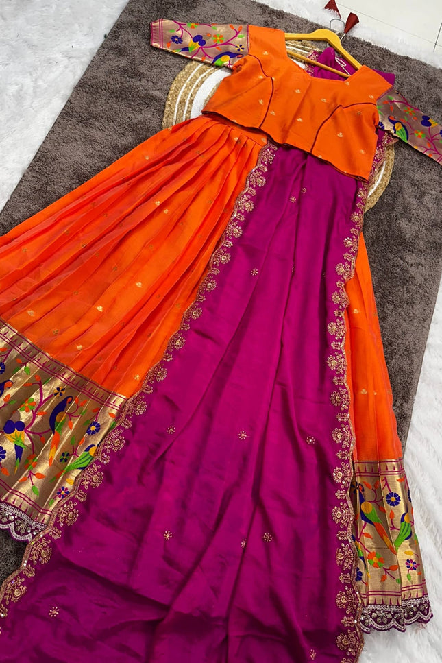 Paithani border lehanga SS200