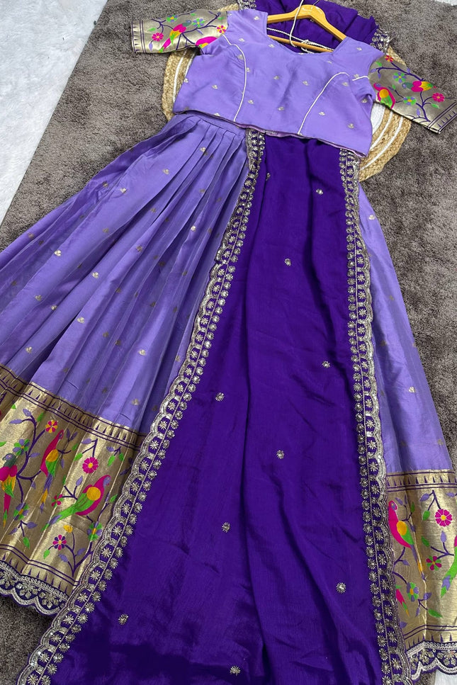 Paithani border lehanga SS200