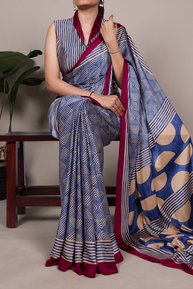 Soft dull silk saree SS175