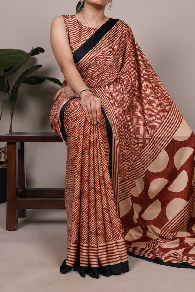 Soft dull silk saree SS175
