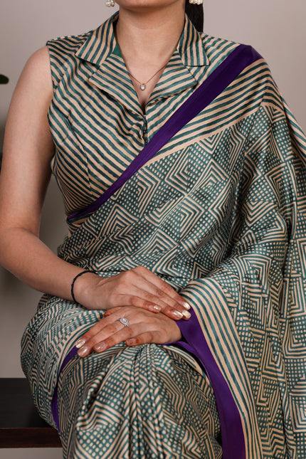 Soft dull silk saree SS175