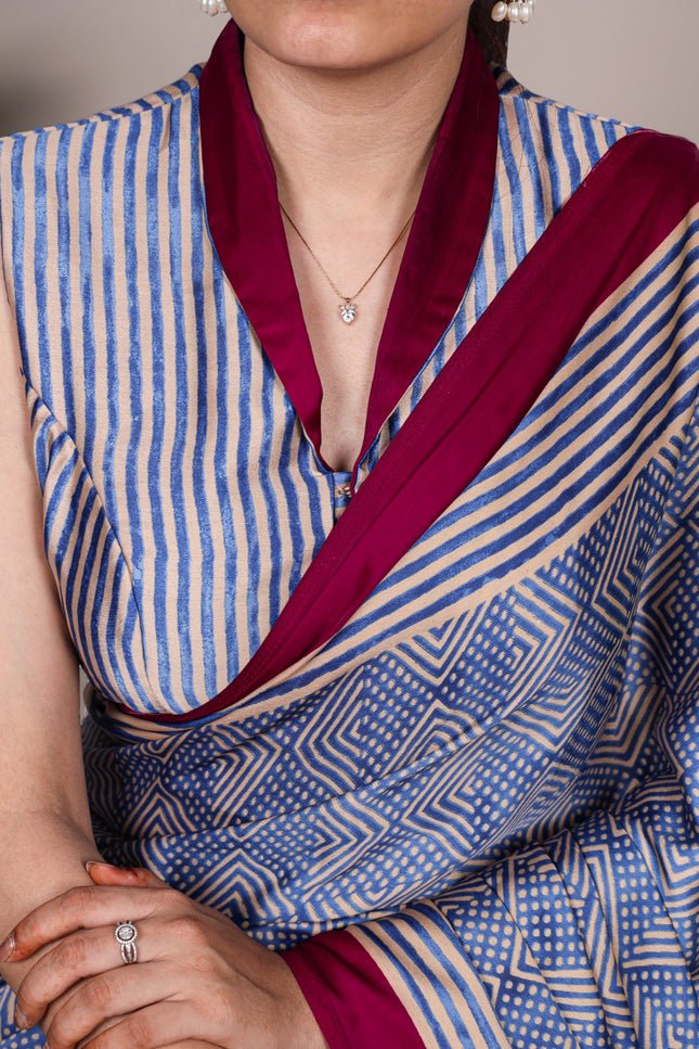 Soft dull silk saree SS175