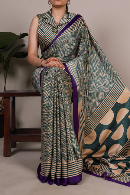 Soft dull silk saree SS175