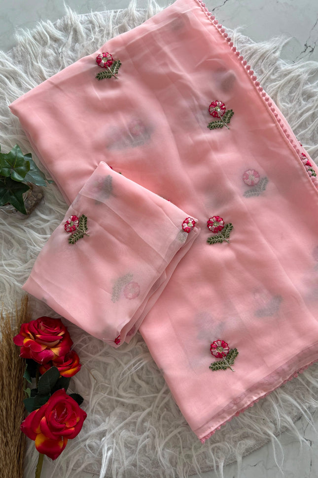 Soft Georrget saree SS181
