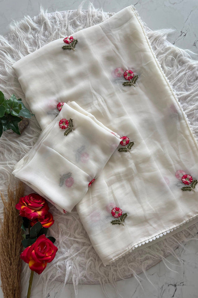 Soft Georrget saree SS181