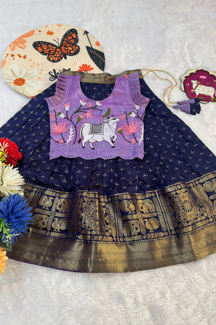 Pichwai  design kids lehanga SS224