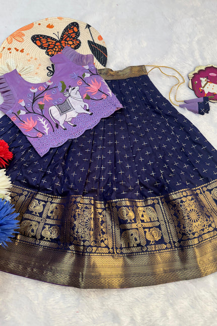 Pichwai  design kids lehanga SS224