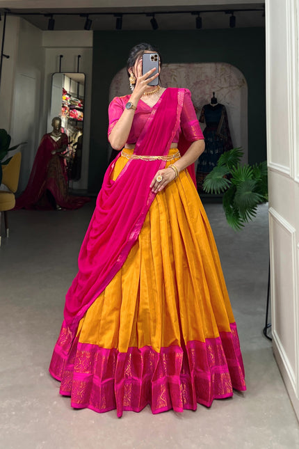 South-style Kanchipuram lehanga SS196