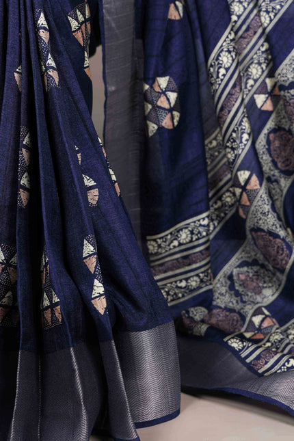 Slub Silk saree SS197