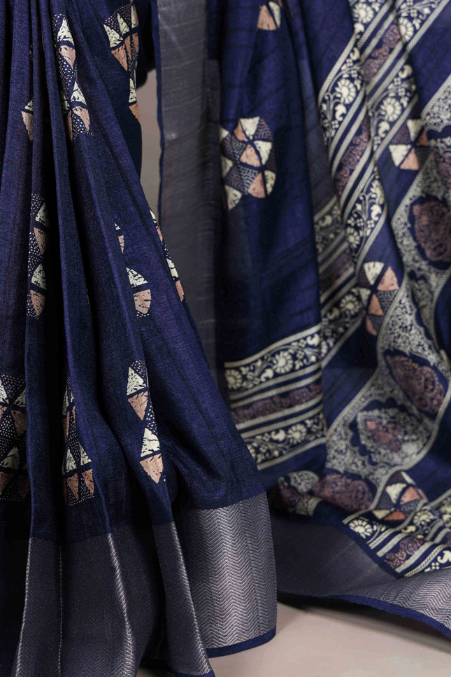 Slub Silk saree SS197