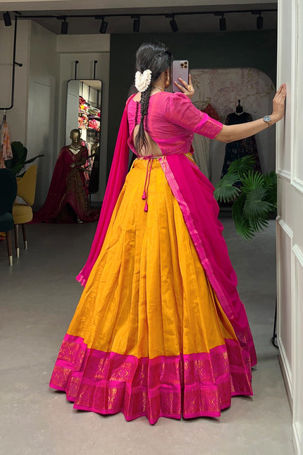 South-style Kanchipuram lehanga SS196