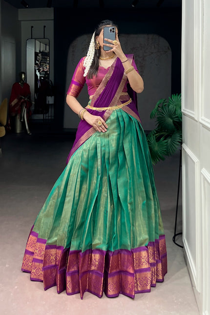 South-style Kanchipuram lehanga SS196