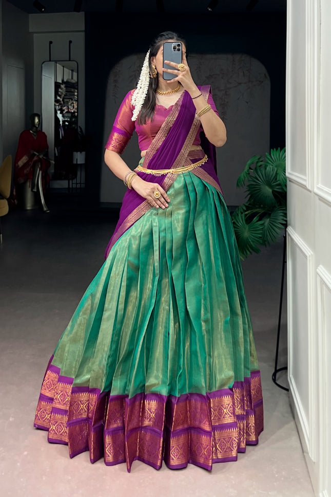 South-style Kanchipuram lehanga SS196