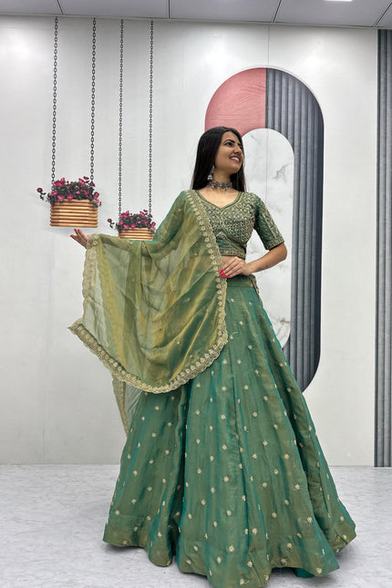 Heavy Embroidery beats lehanga SS202