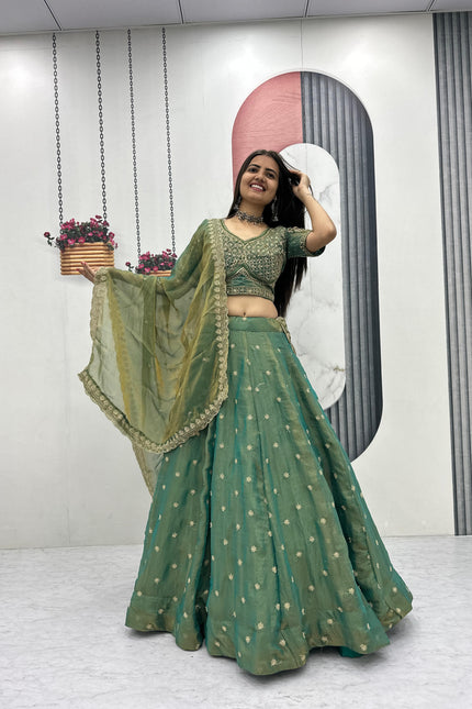 Heavy Embroidery beats lehanga SS202